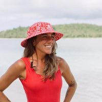 Sunward Bound Holiday Floral Surf Hat