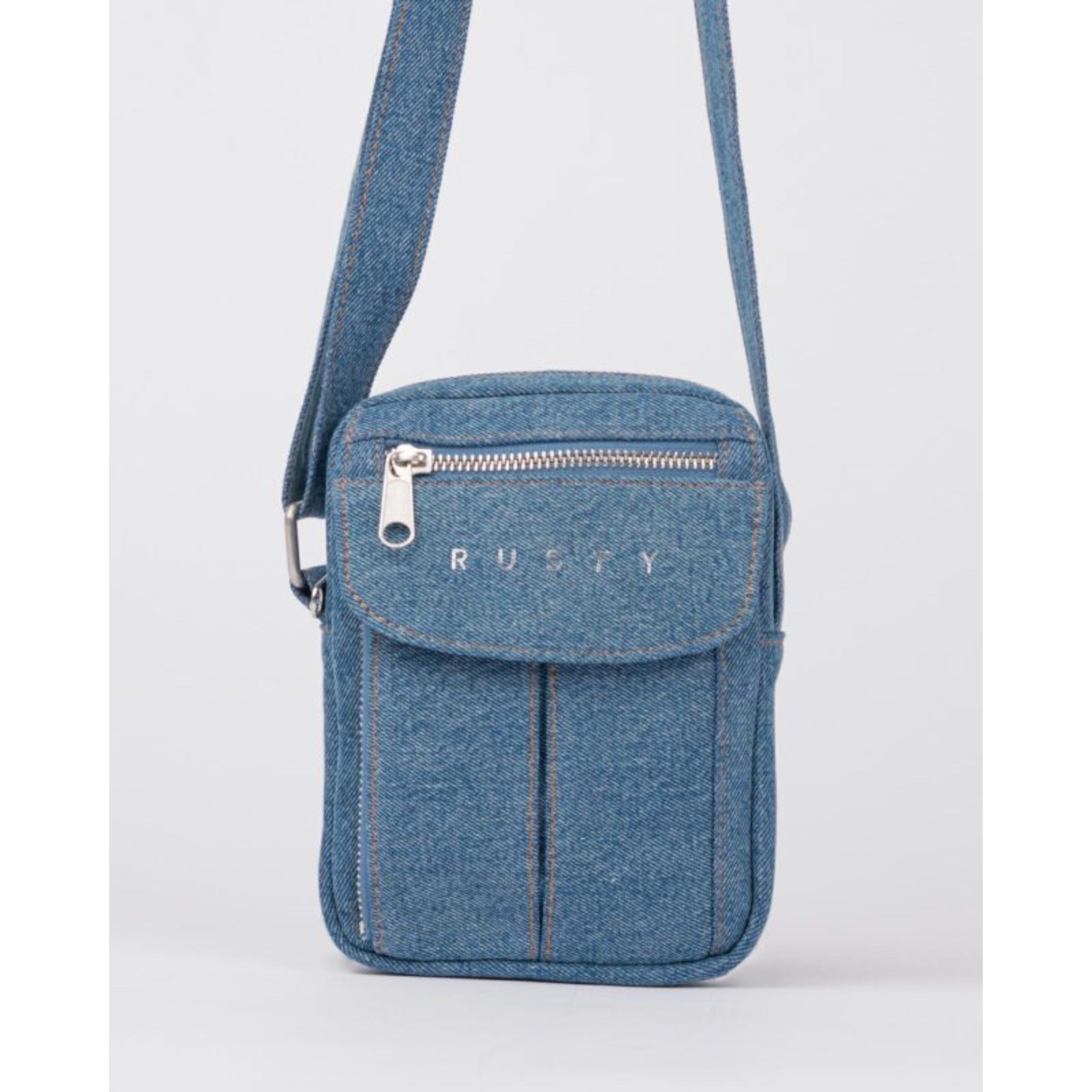 Rusty Dusk Denim Crossbody Bag