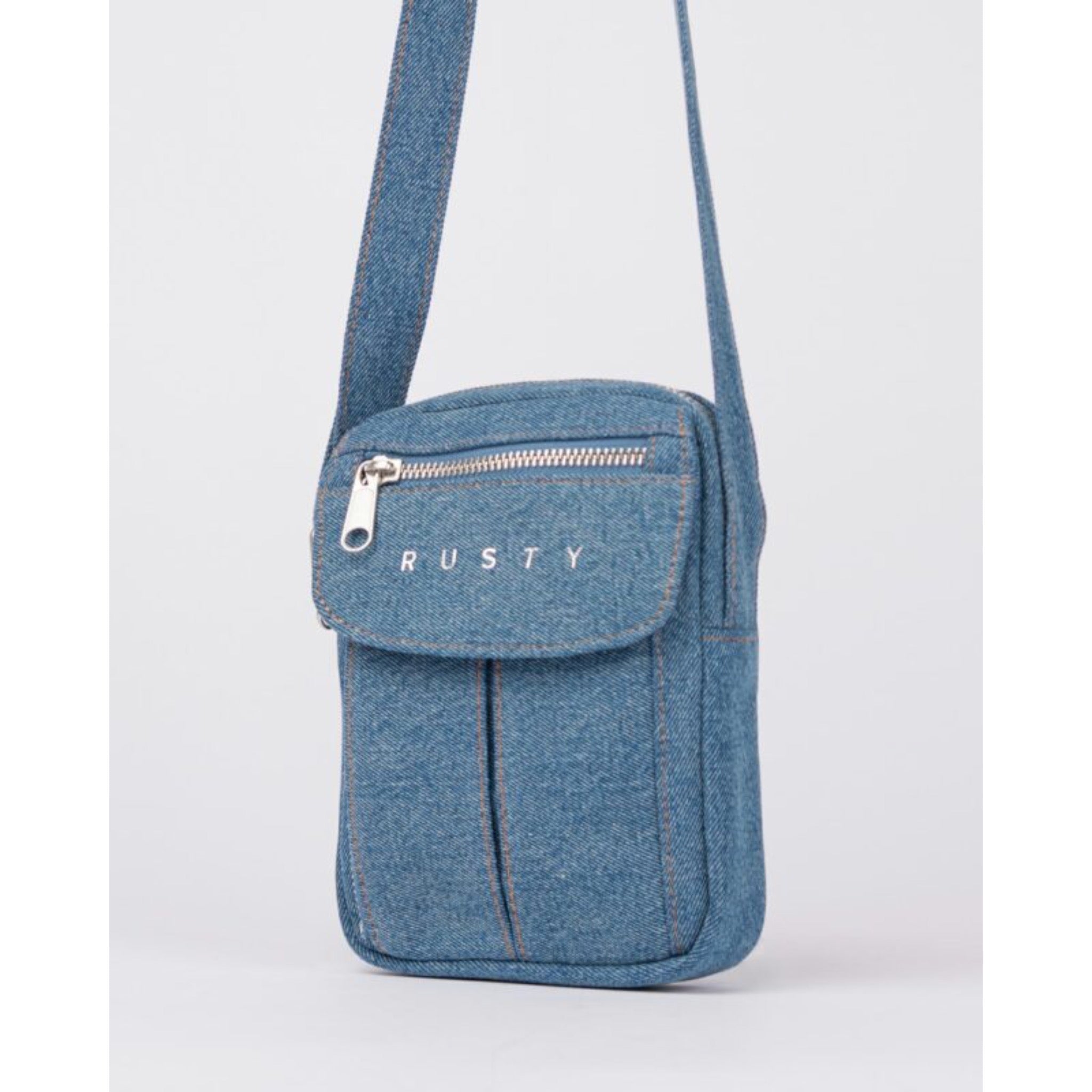 Rusty Dusk Denim Crossbody Bag