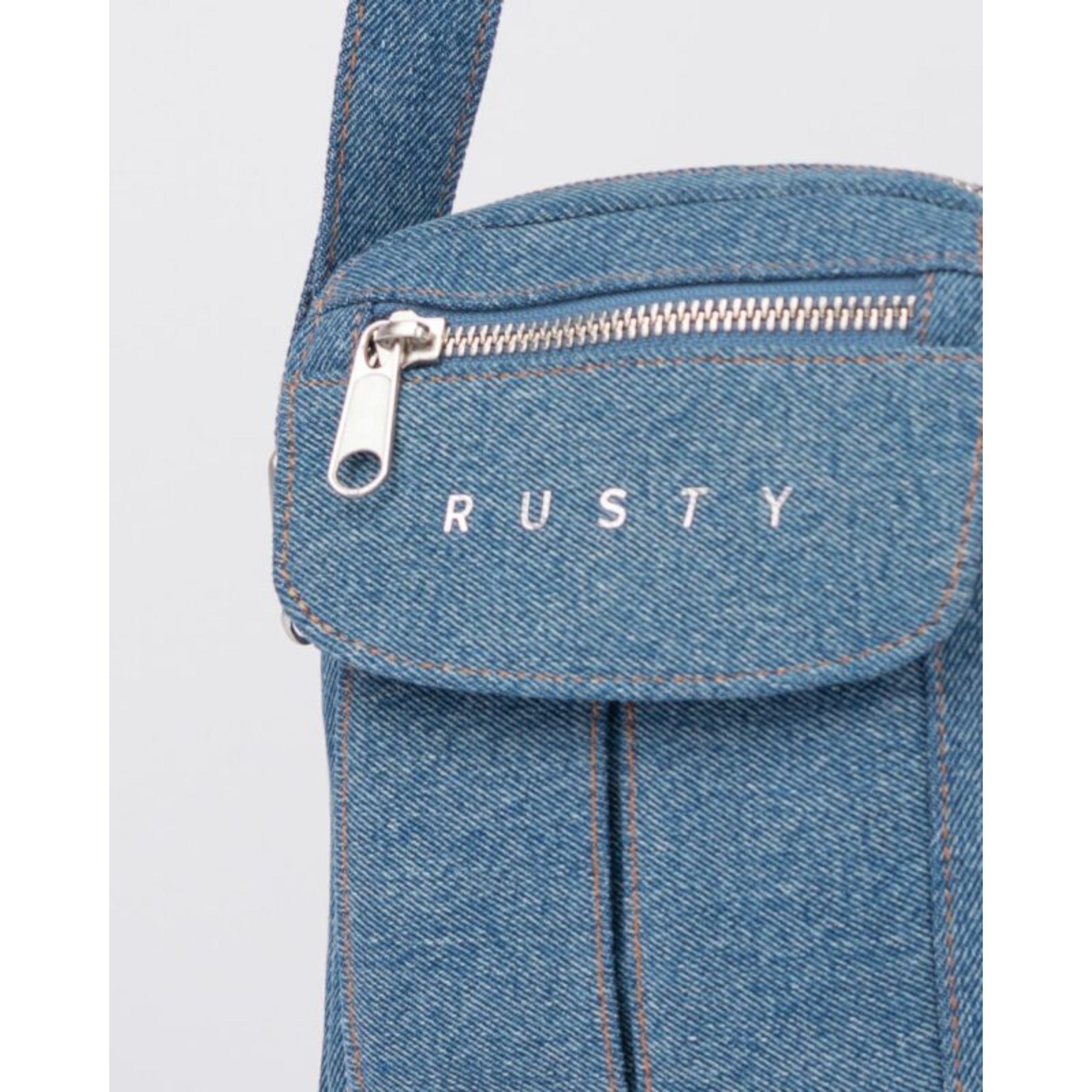 Rusty Dusk Denim Crossbody Bag
