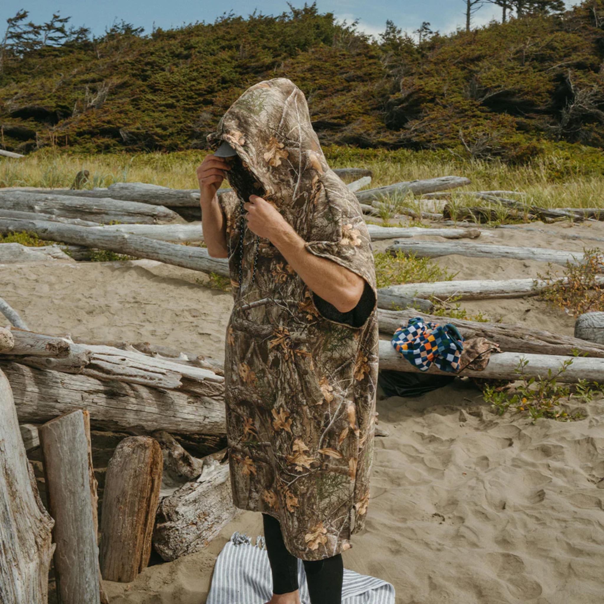 Slowtide Real Tree QD Poncho
