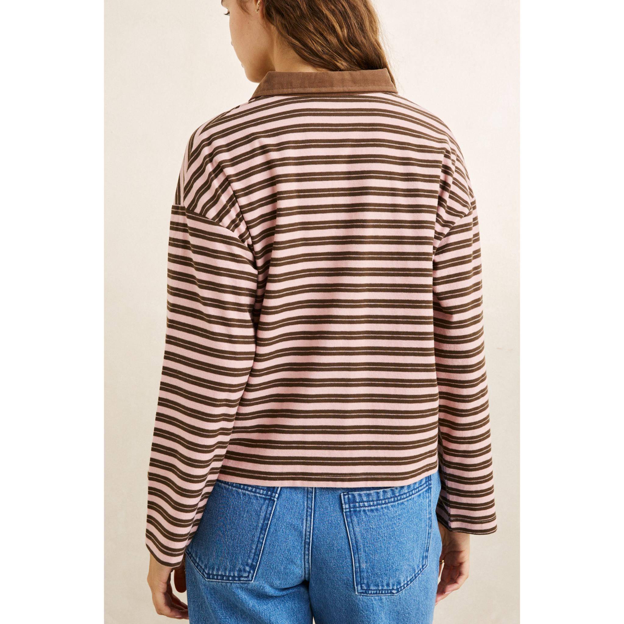 Rhythm Rugby Polo Stripe Jersey Long Sleeve