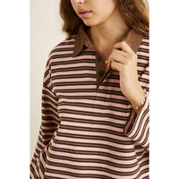 Rhythm Rugby Polo Stripe Jersey Long Sleeve