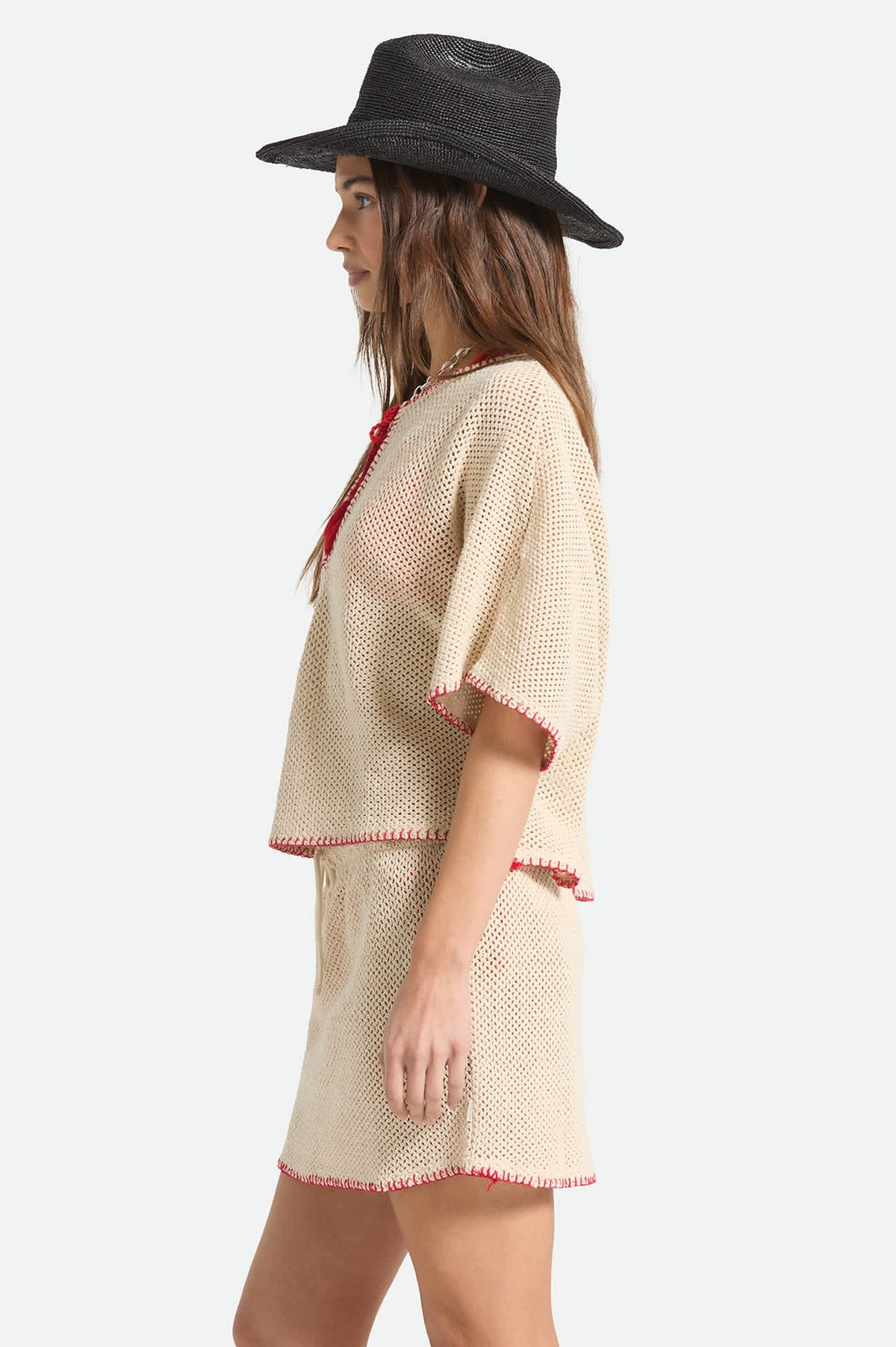 Brixton The Crochet Cover Up Top