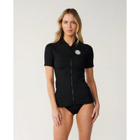 Rip Curl Premium Surf Zip Thru SS Rashie