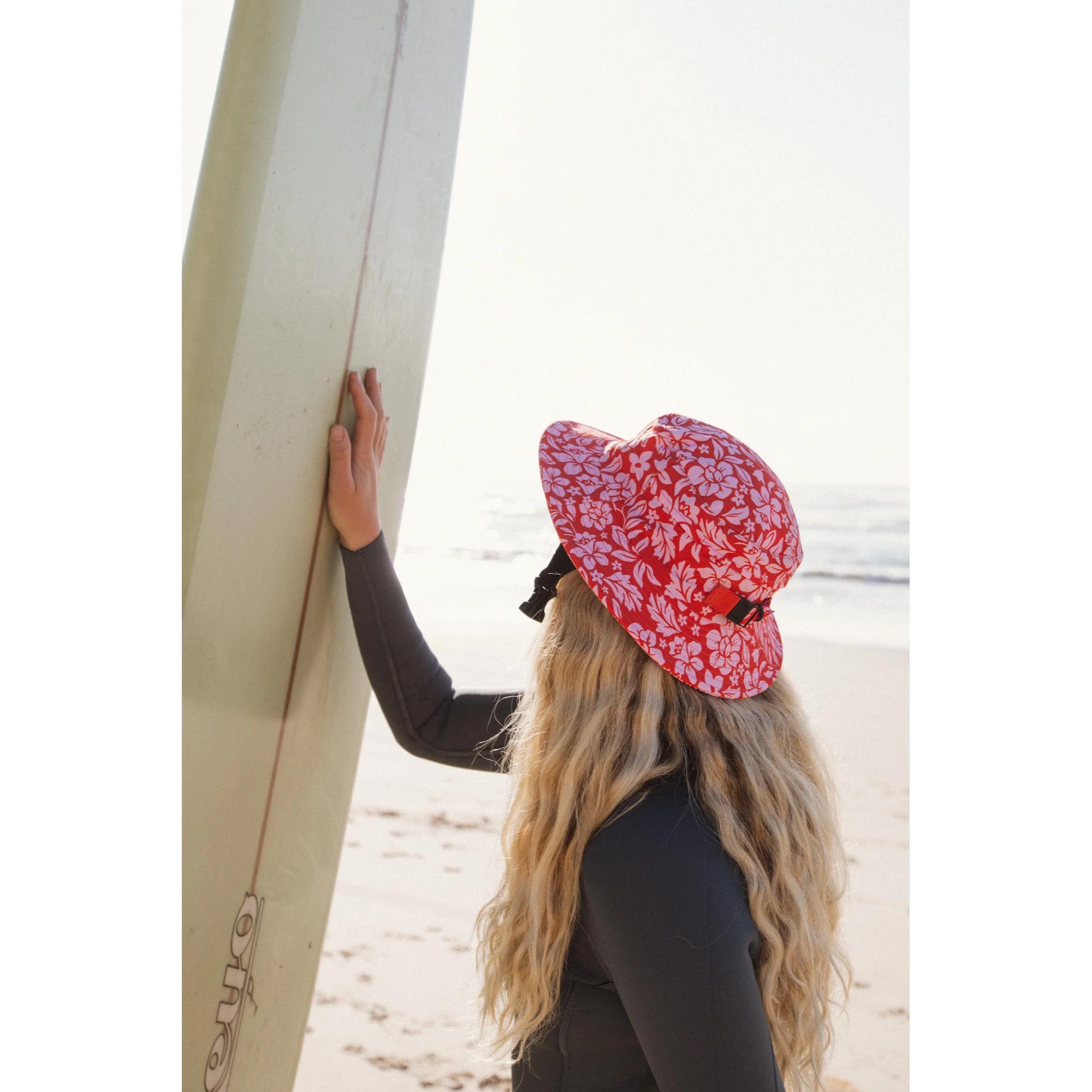 Sunward Bound Holiday Floral Surf Hat