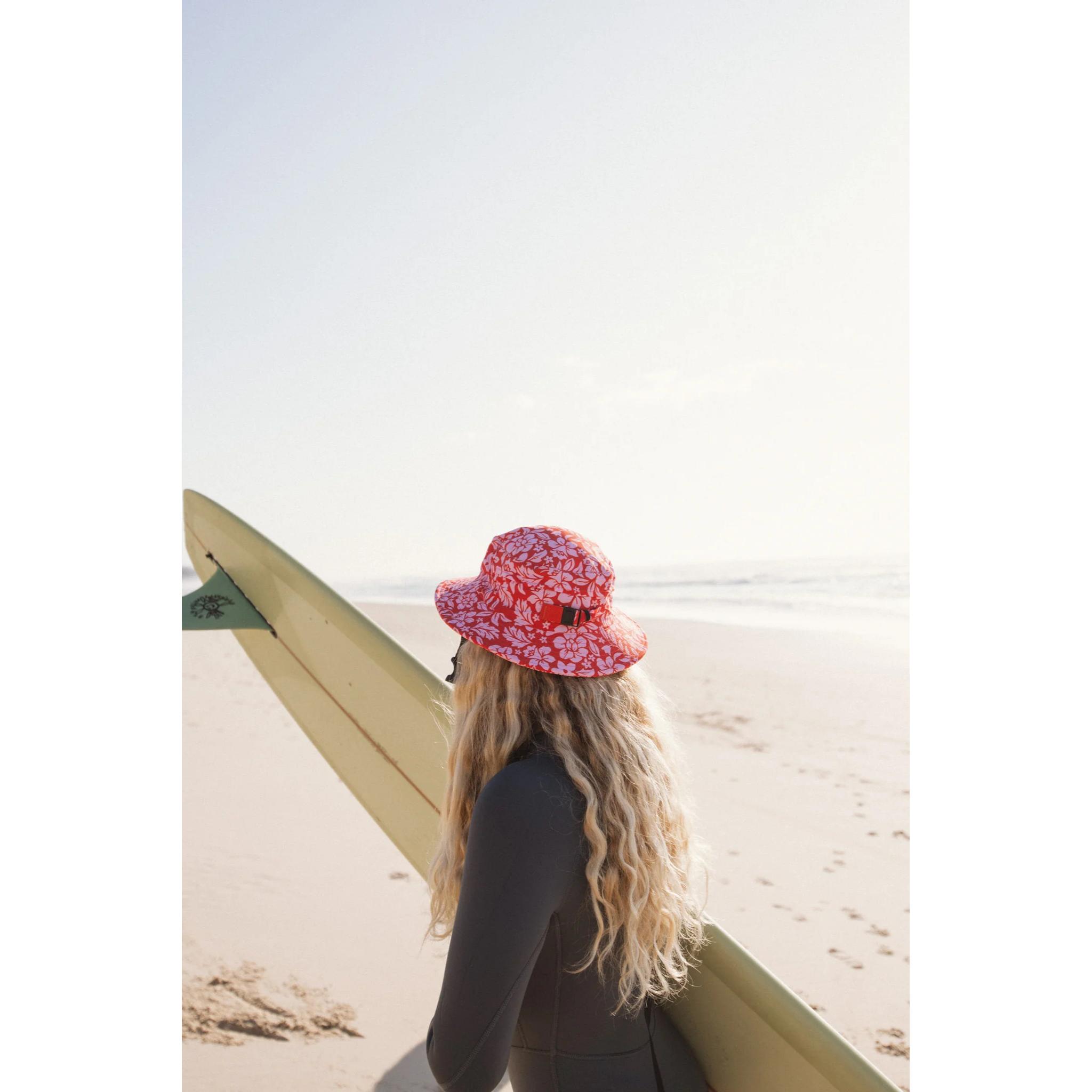 Sunward Bound Holiday Floral Surf Hat