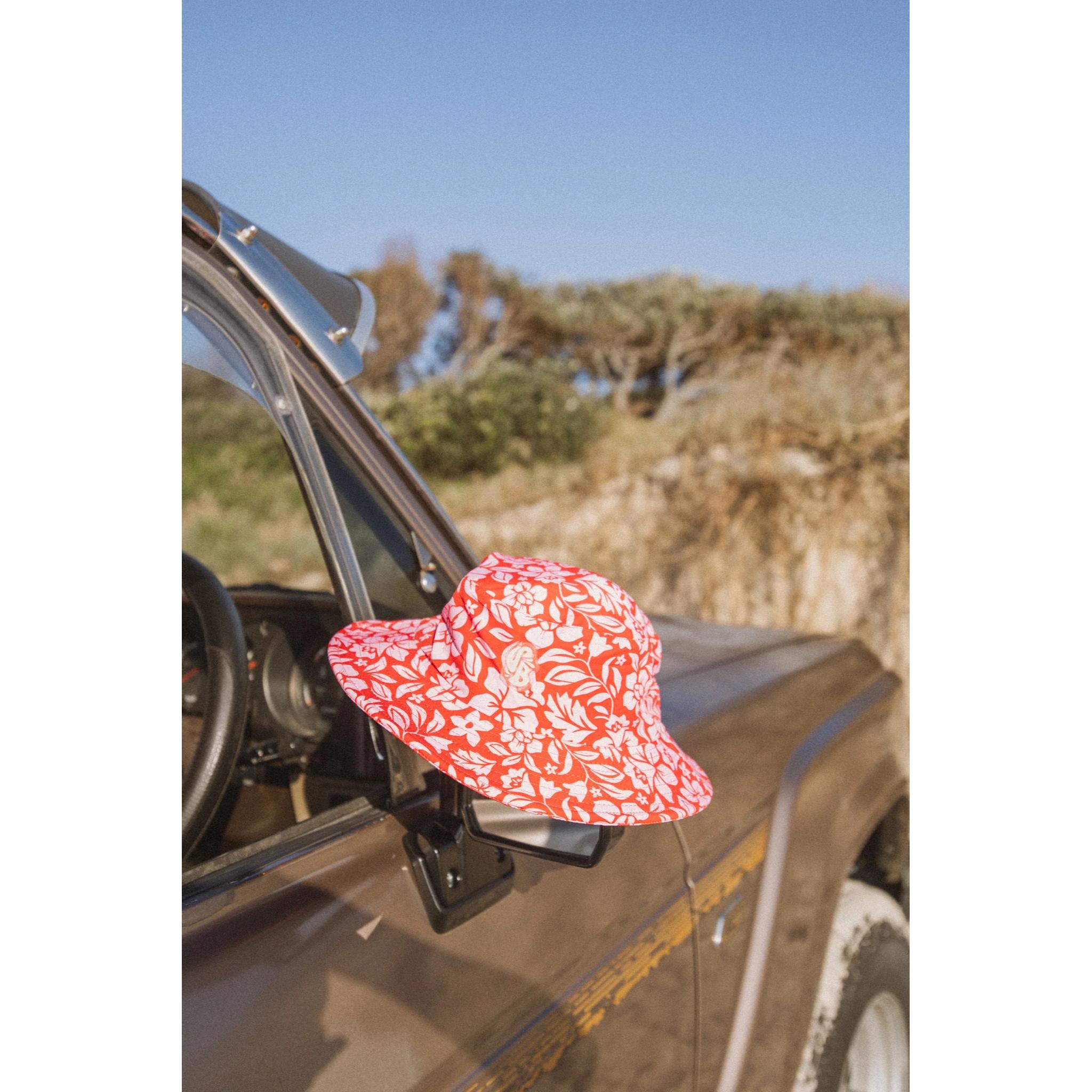 Sunward Bound Holiday Floral Surf Hat