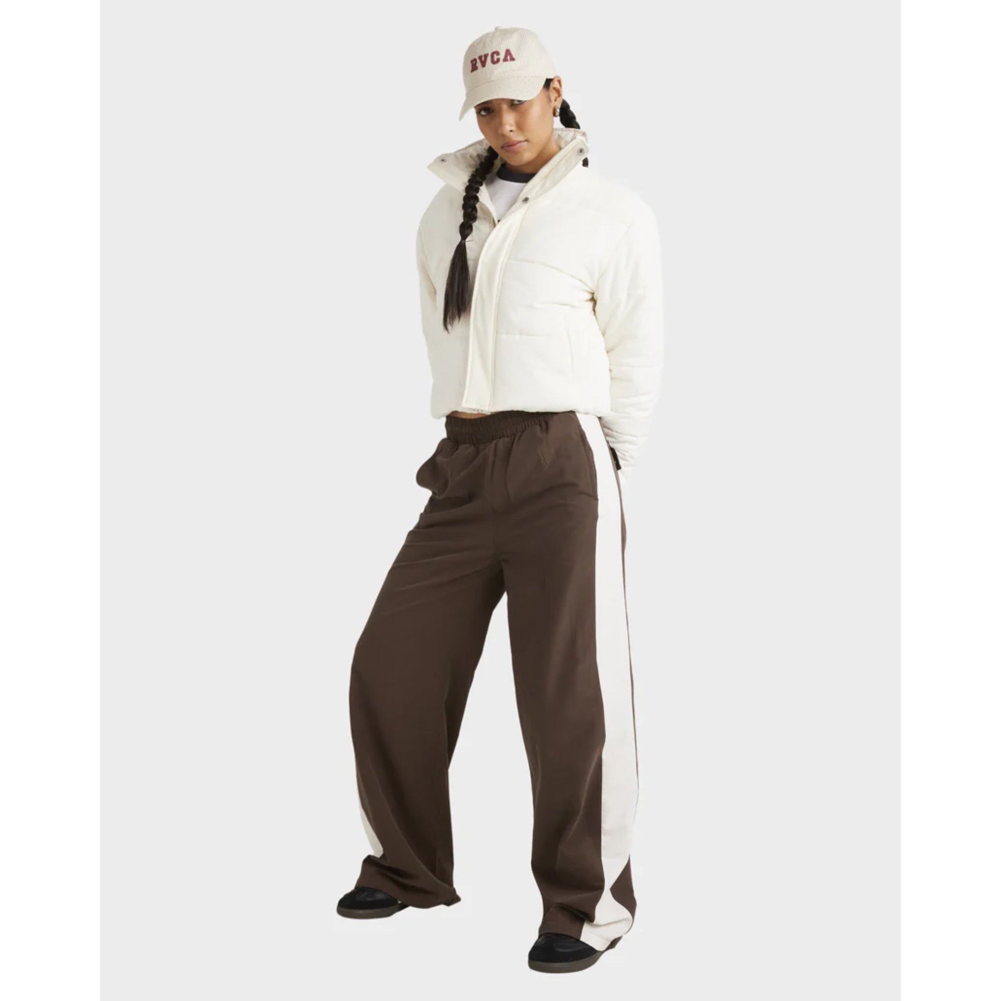 RVCA TRACKED WIDE LEG PANT