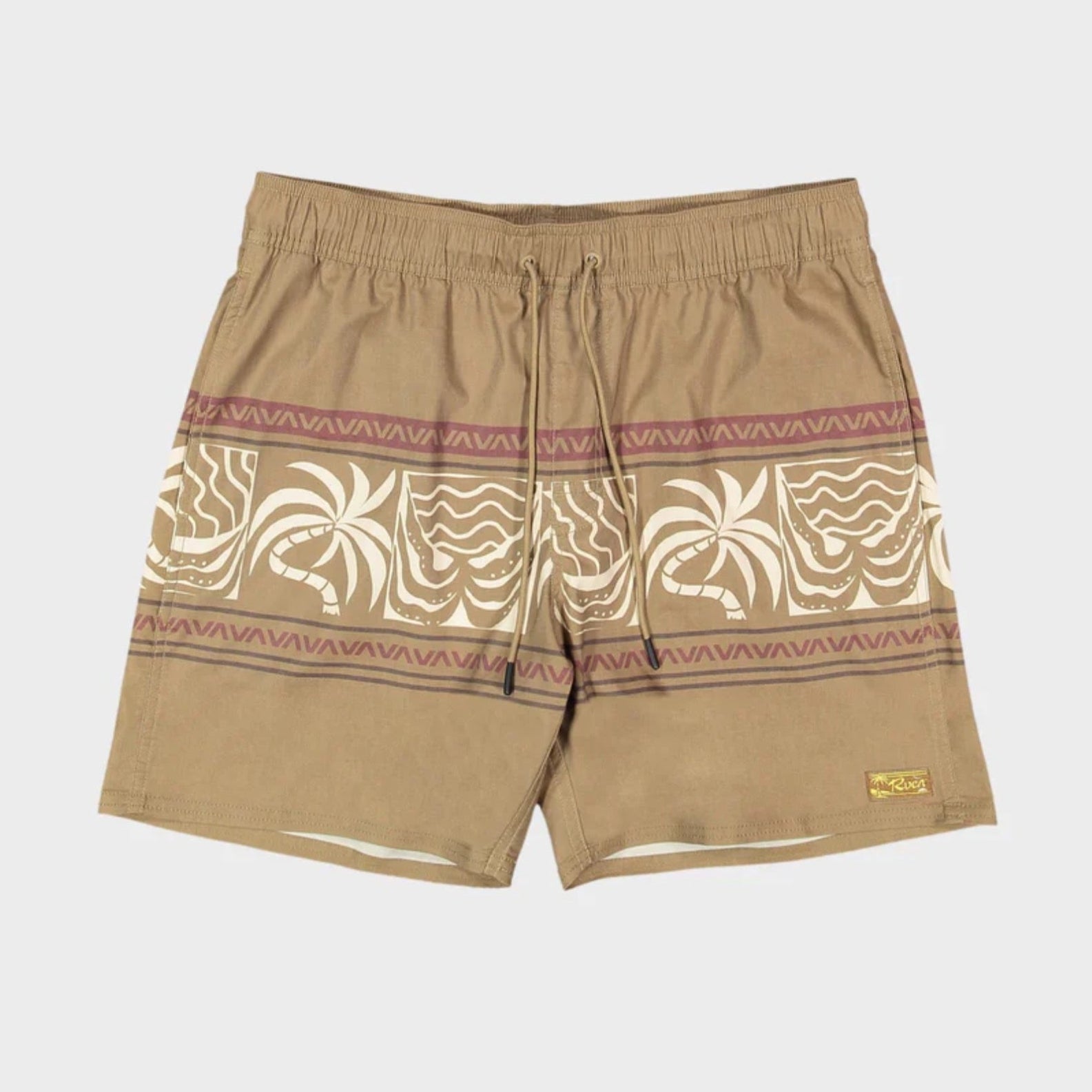 RVCA Fronds Divide Elastic Short