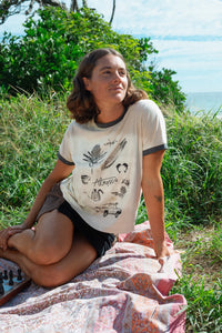 Atmosea Yaz Artifacts Ringer Tee