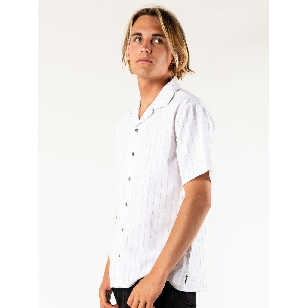 Rusty Cryptic Short Sleeve Ramie Shirt