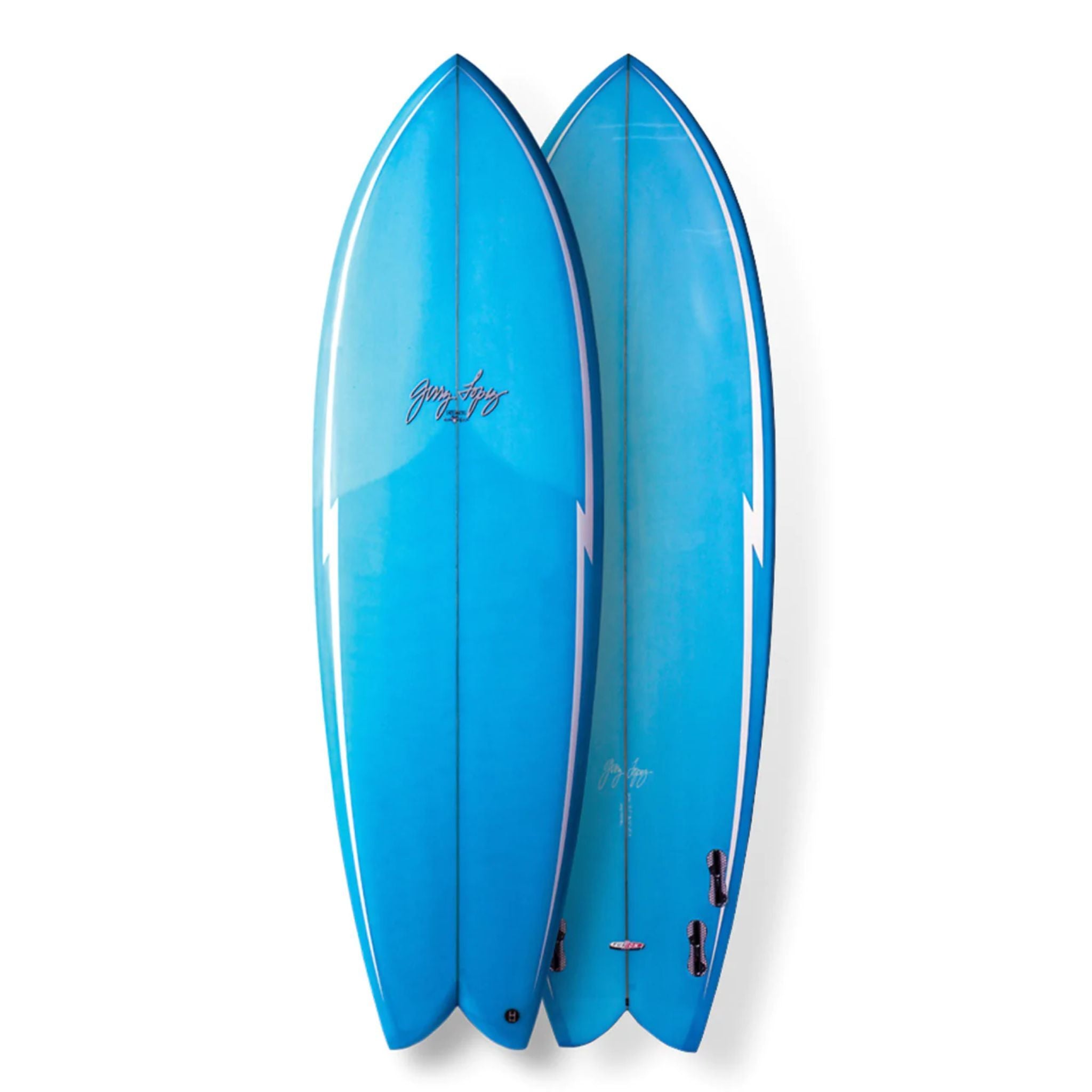 Quad fin fish shop surfboard