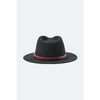 Brixton Messer Fedora Hat - Black
