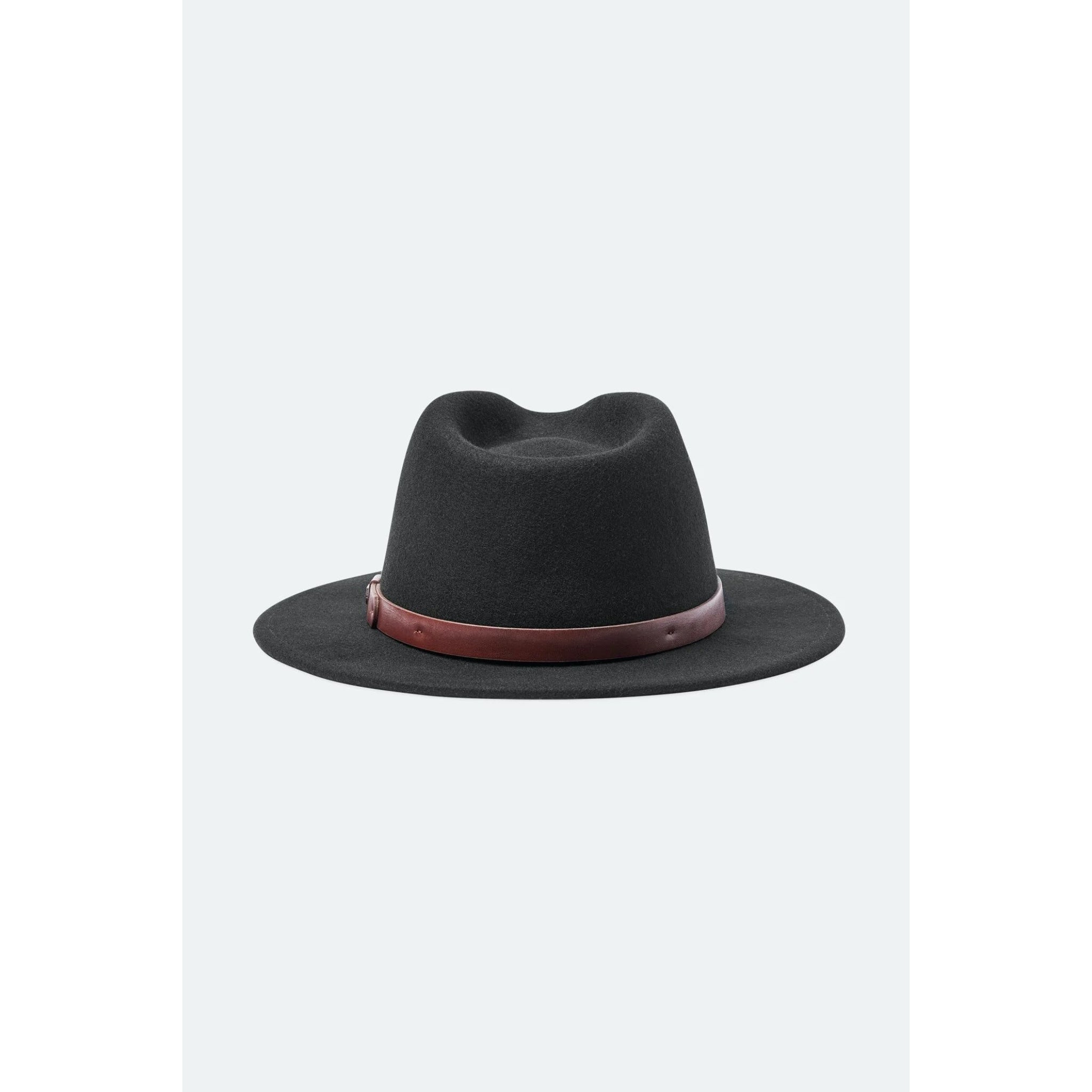 Brixton Messer Fedora Hat - Black