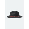 Brixton Messer Fedora Hat - Black