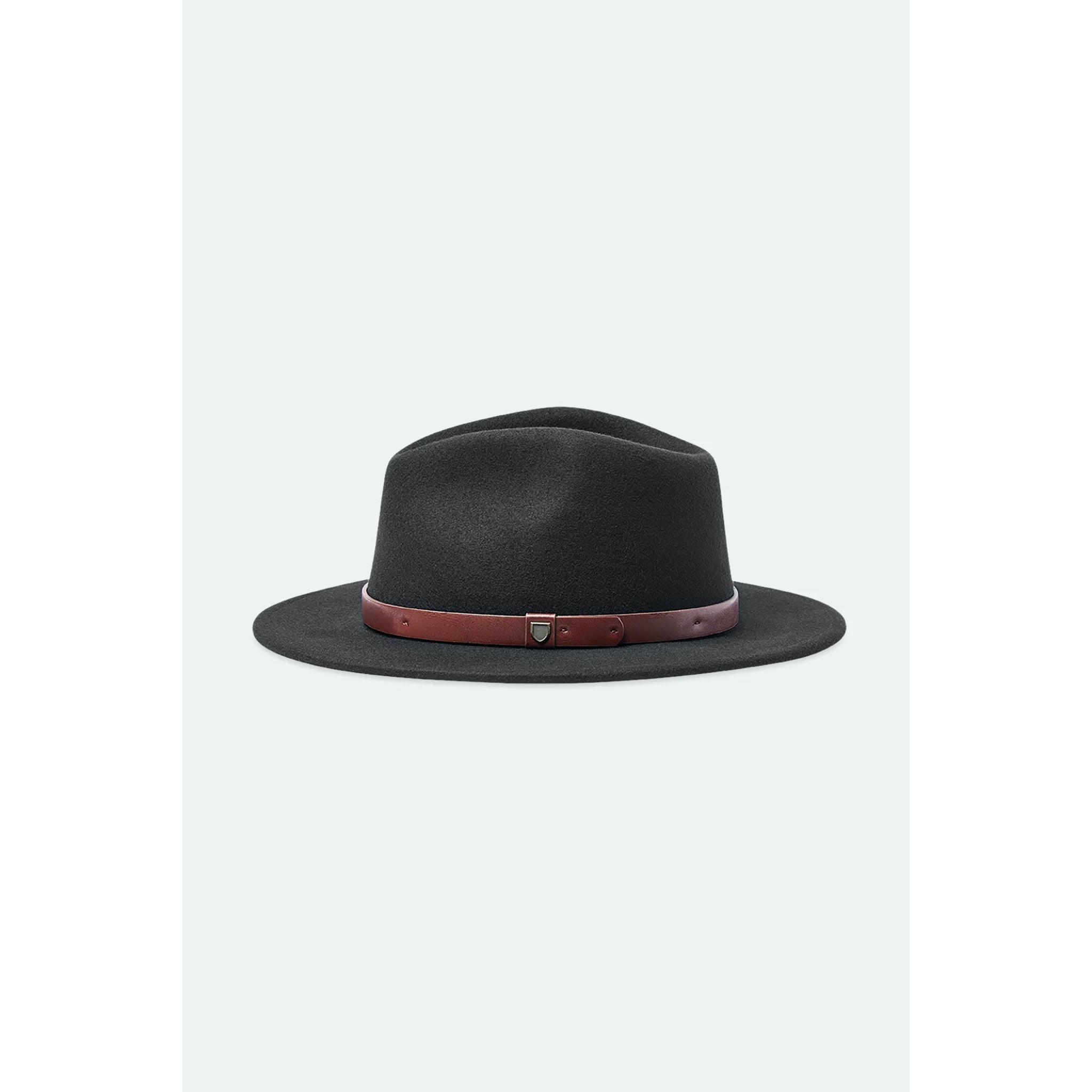 Brixton Messer Fedora Hat - Black