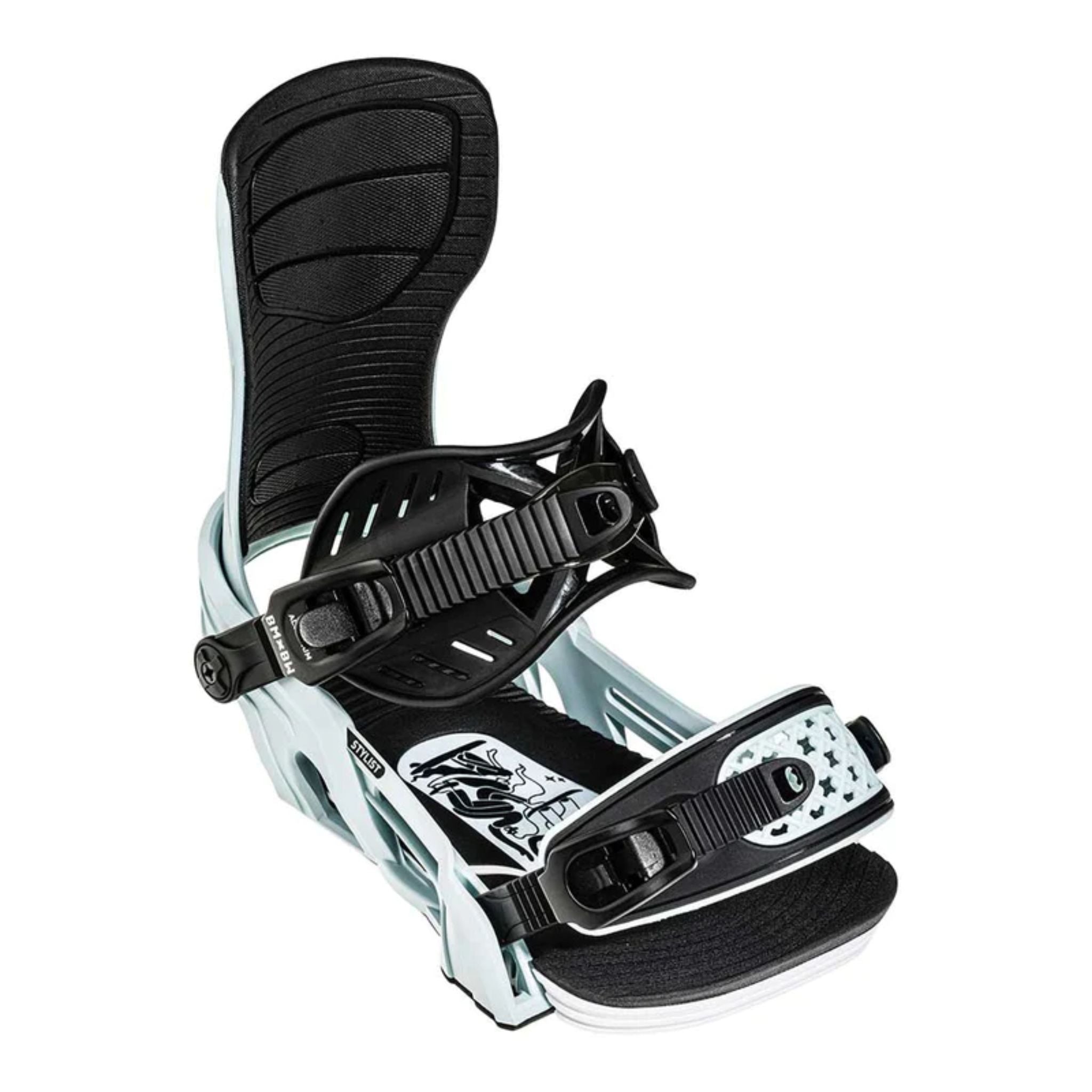 Bent Metal Womens Stylist Snowboard Binding - Blue