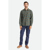 Brixton Bowery LS Flannel - Ocean