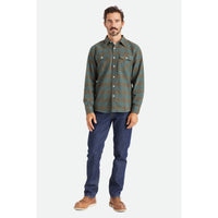 Brixton Bowery LS Flannel - Ocean