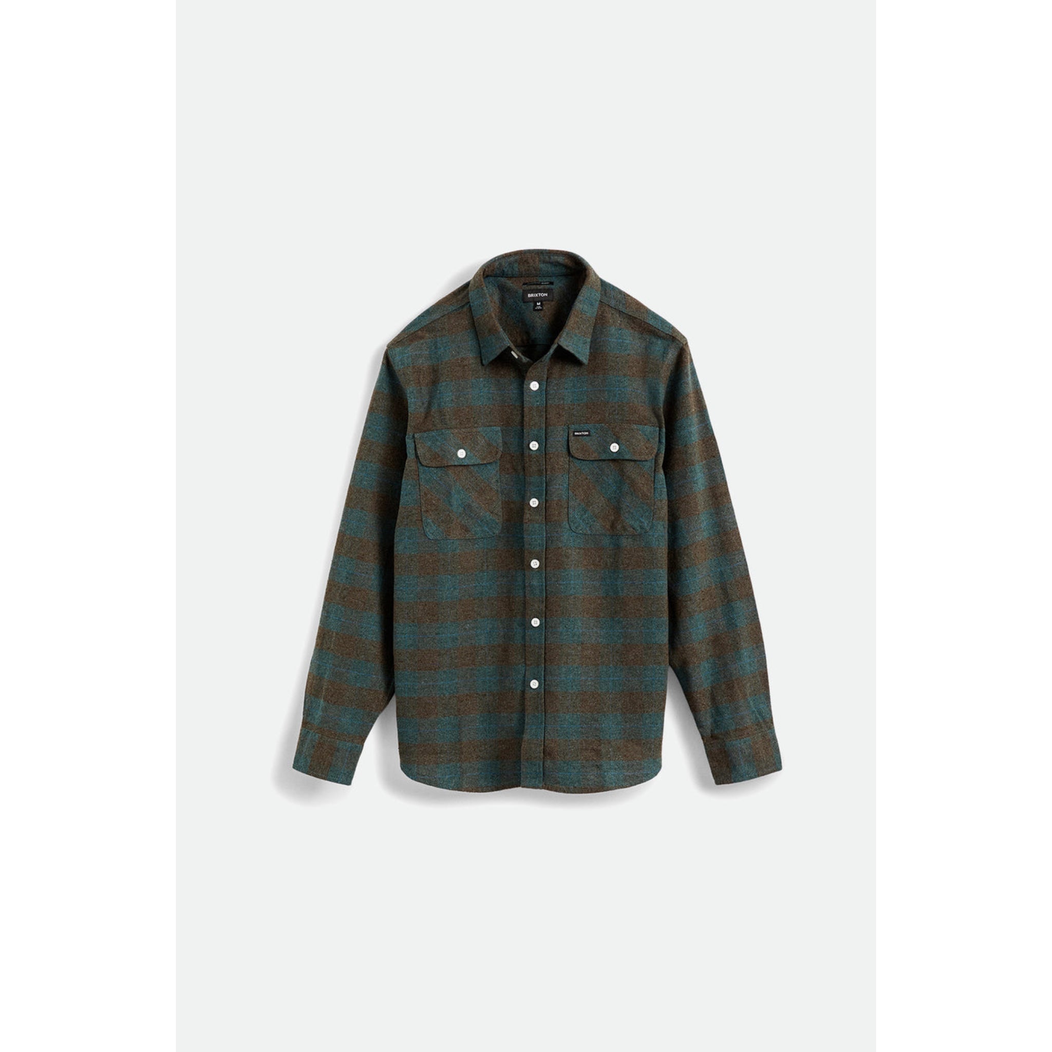 Brixton Bowery LS Flannel - Ocean