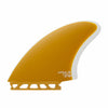 Captain Fin Keel Fin Single Tab - Yellow