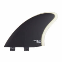 Captain Fin Co Keel Fin Twin Tab - Black