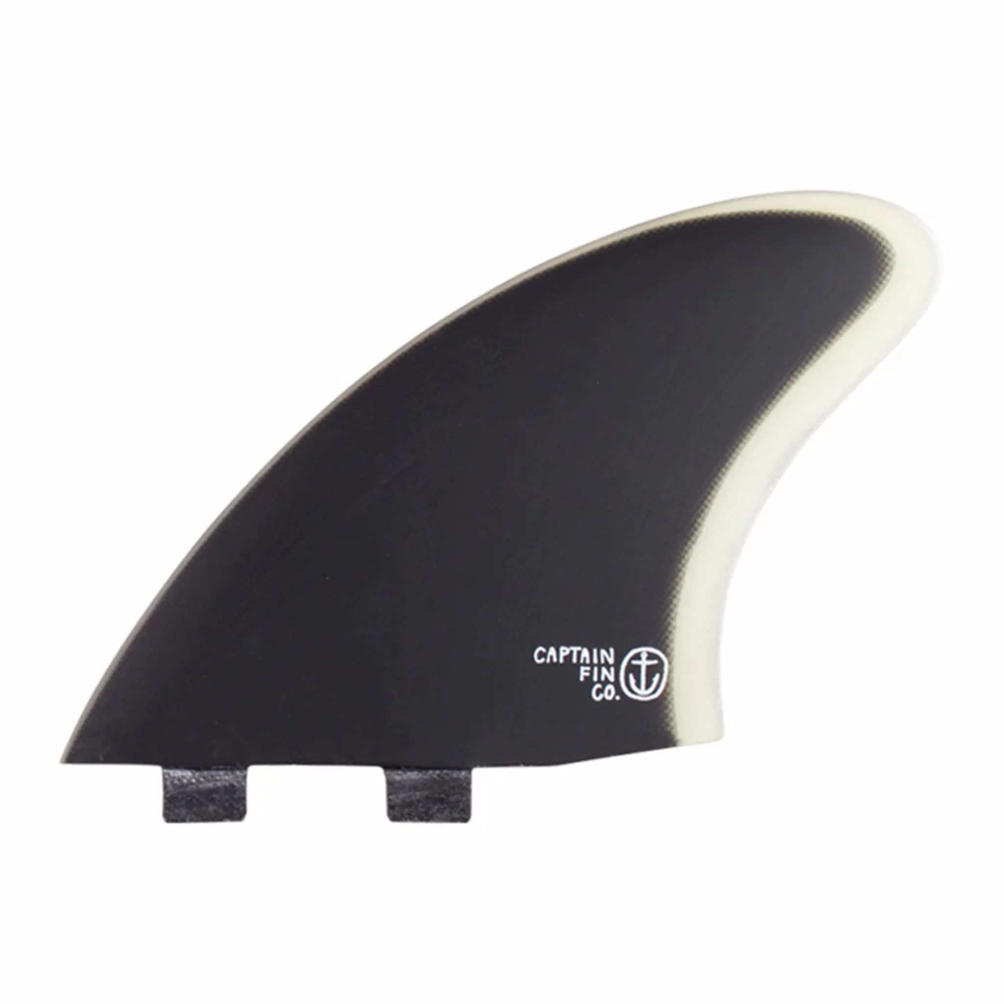 Captain Fin Co Keel Fin Twin Tab - Black