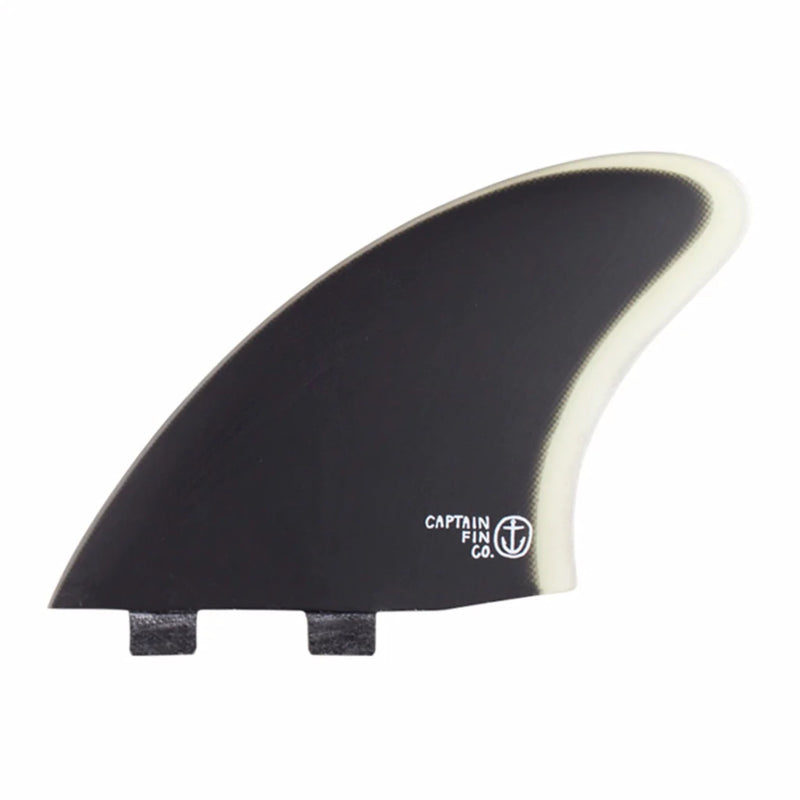 Captain Fin Co Keel Fin Twin Tab - Black