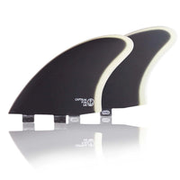 Captain Fin Co Keel Fin Twin Tab - Black