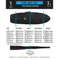 Creatures Fish Day Use Dt2.0 Surfboard Cover