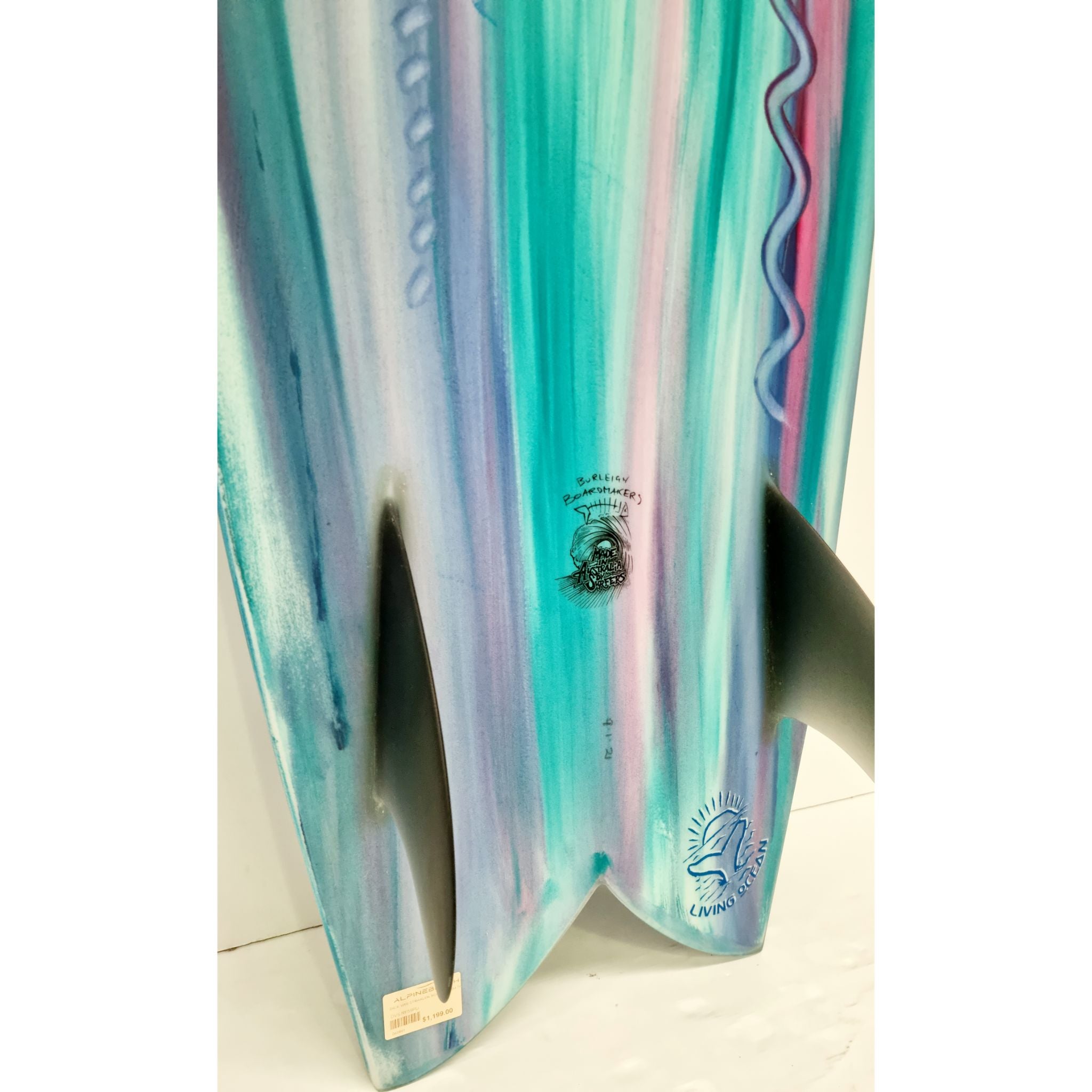 Dick Van Straalen Rocket Fish Twin Fin Surfboard - 5-9