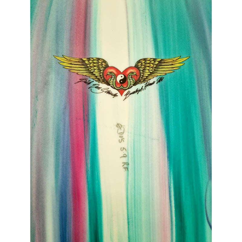Dick Van Straalen Rocket Fish Twin Fin Surfboard - 5-9
