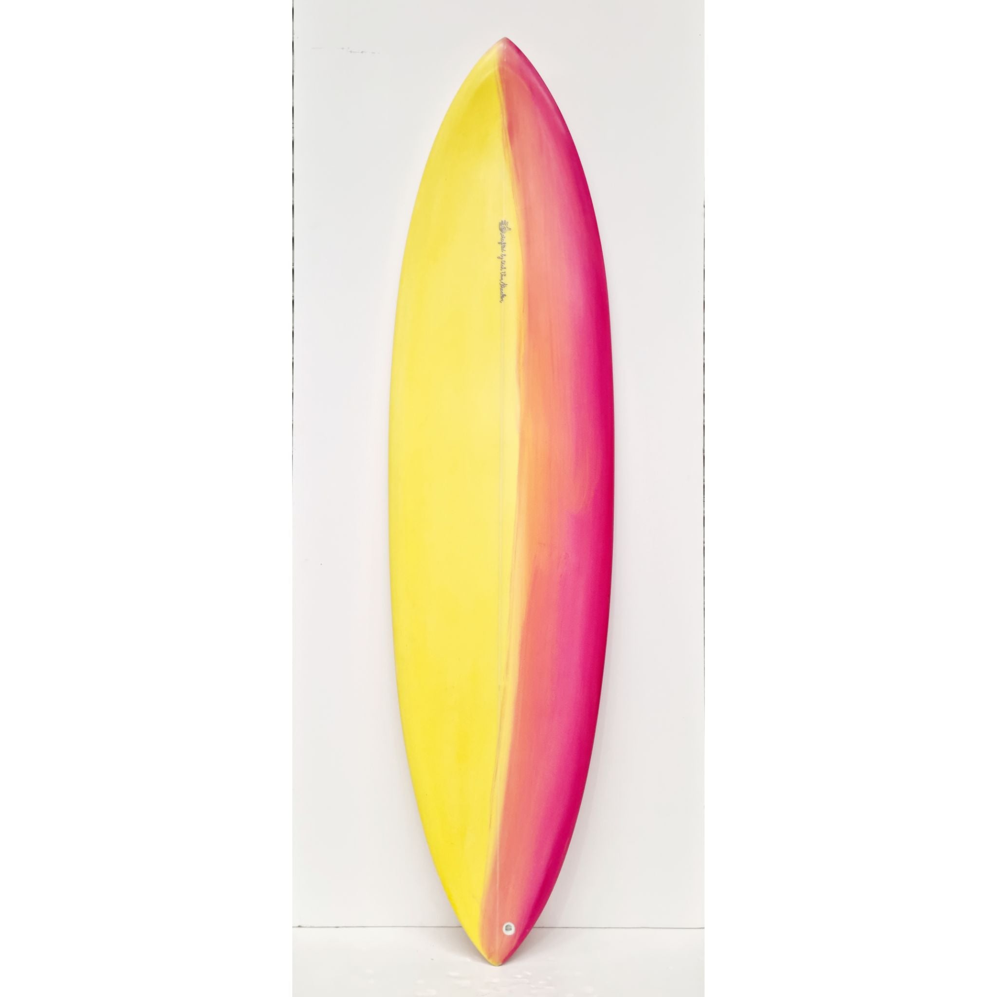 Dick Van Straalen Pu 7-0 Single Fin Surfboard - Sunrise Spray