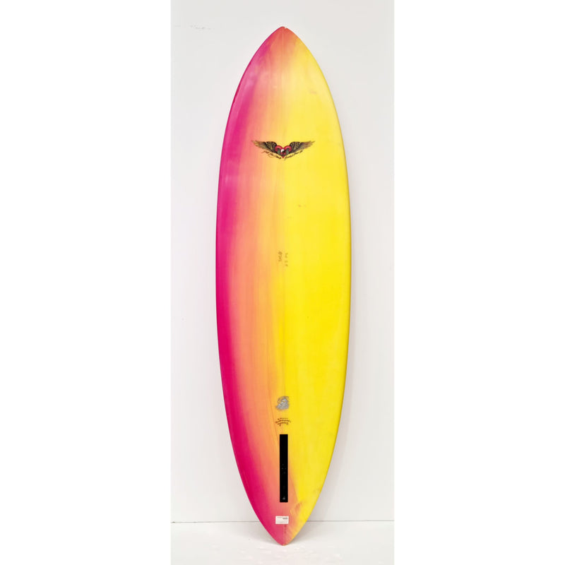 Dick Van Straalen Pu 7-0 Single Fin Surfboard - Sunrise Spray