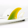 Fcs 2 Town And Country Pang Pg Twin + Trailer Fin Set - Yellow Fade