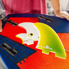 Fcs 2 Town And Country Pang Pg Twin + Trailer Fin Set - Yellow Fade