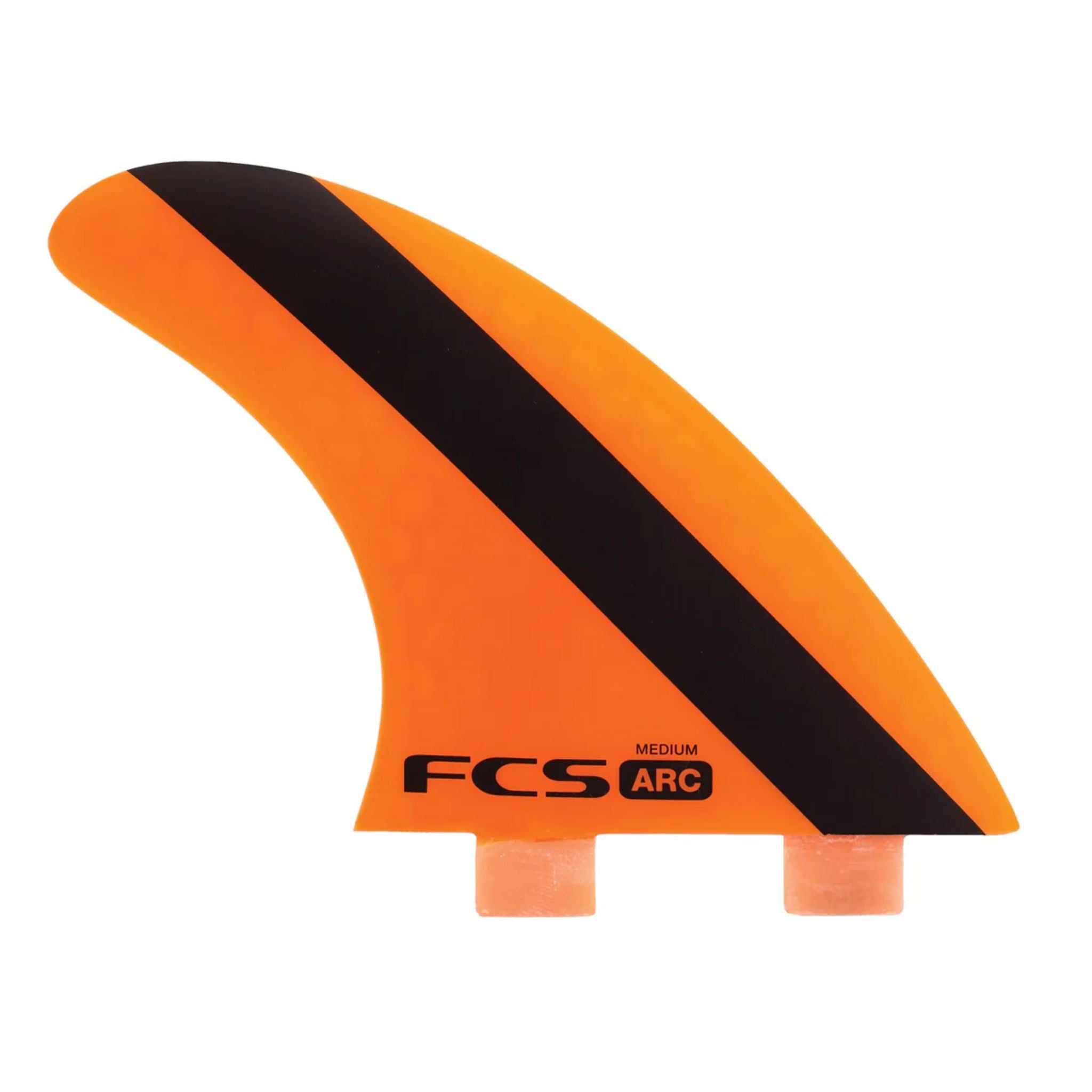 FCS 1 Arc PC Tri Fin Set - Orange