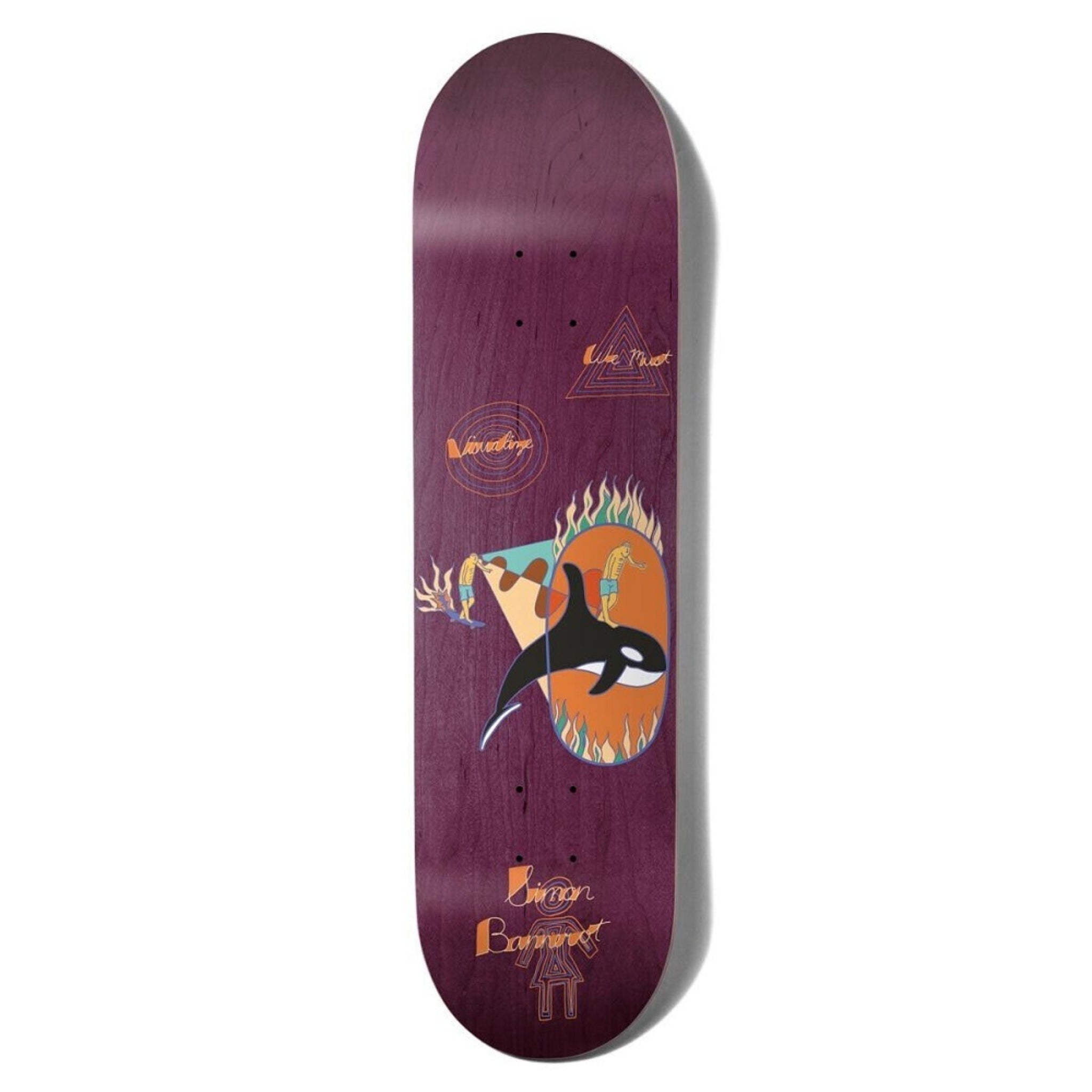 Girl We Must Visualize Skateboard Deck - 8.25