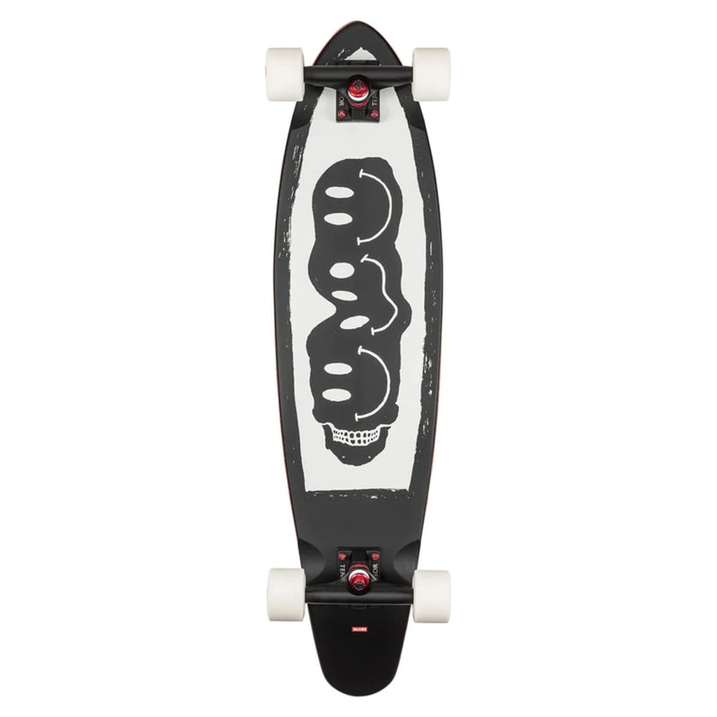 Globe Bells Complete Skateboard - Black/red/white - 34