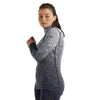 Icebreaker Womens 250 Vertex Long Sleeve Half Zip Thermal Top - Midnight Navy