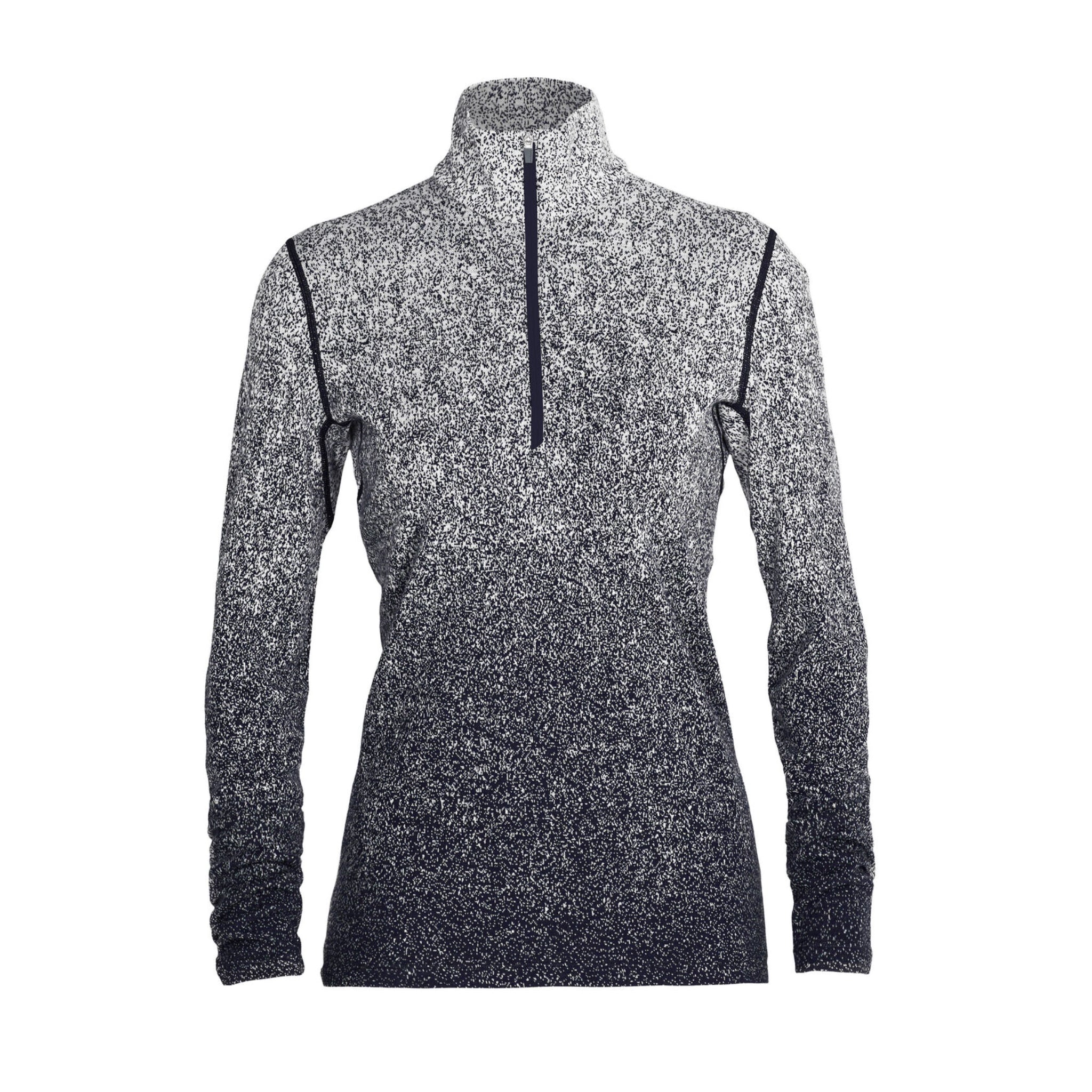 Icebreaker Womens 250 Vertex Long Sleeve Half Zip Thermal Top - Midnight Navy