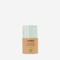 Layday Charter Seafoam Flat Weave Towel