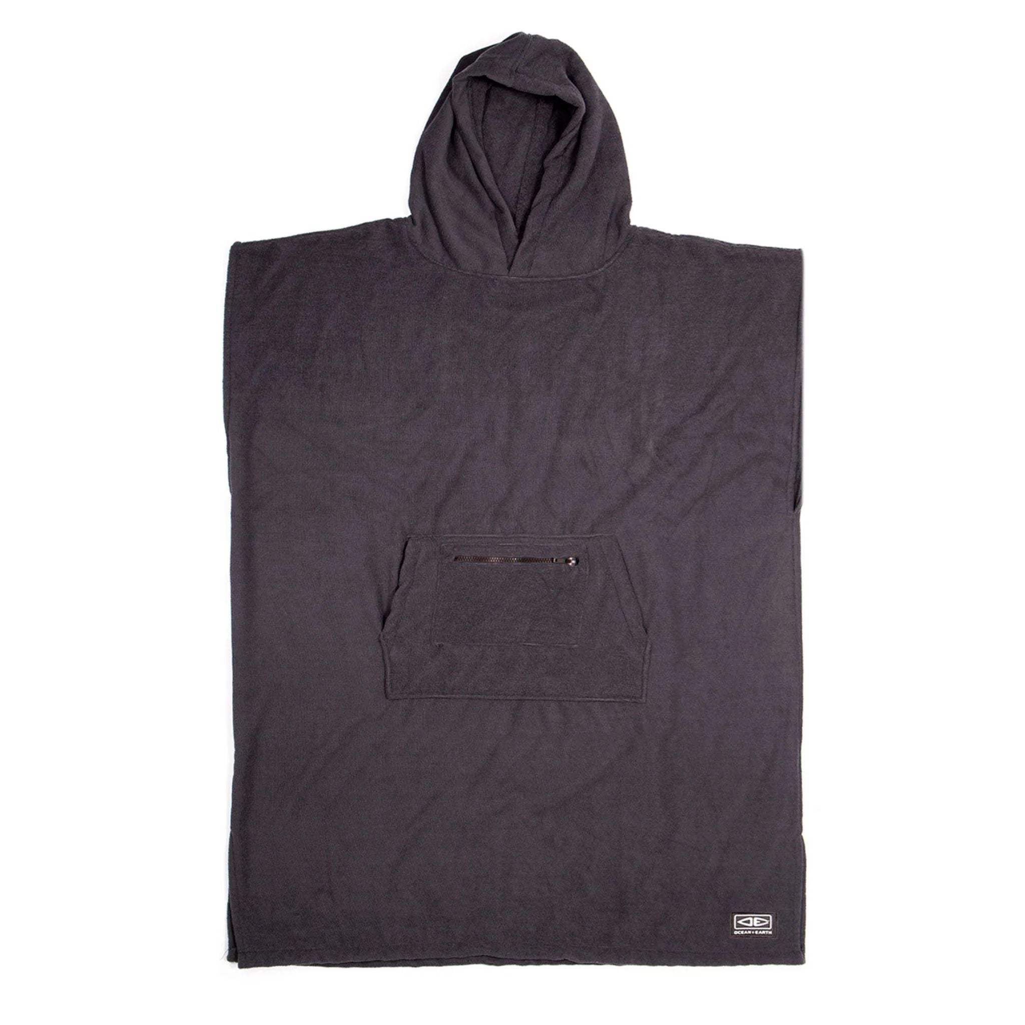 Ocean And Earth Mens Lightweight Poncho Hooded Towel