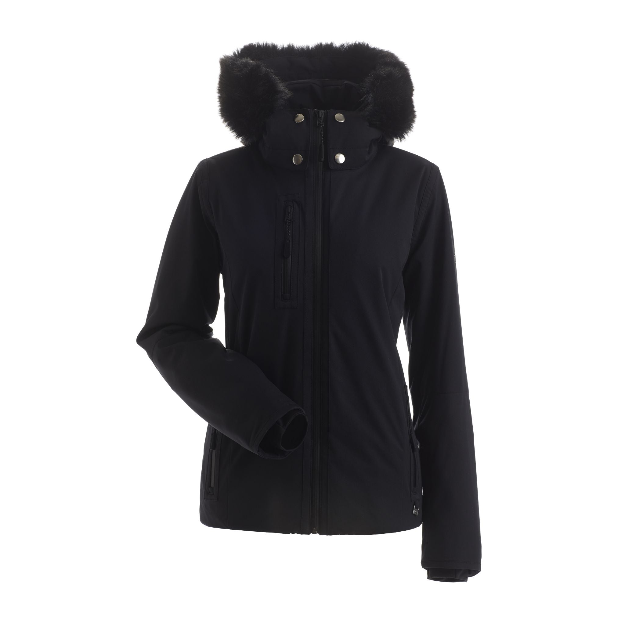 Fur snow jacket discount