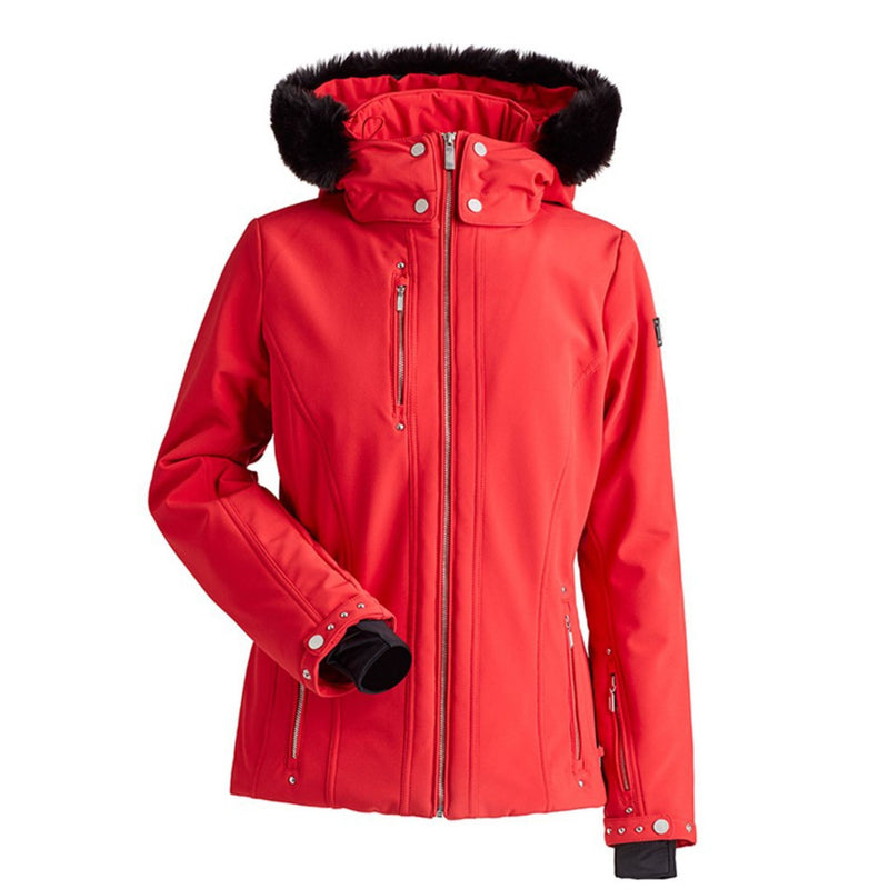 Nils Cossette Faux Fur Snow Jacket - Red