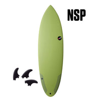 Nsp Protech Eps Hybrid Surfboard - Lime Green