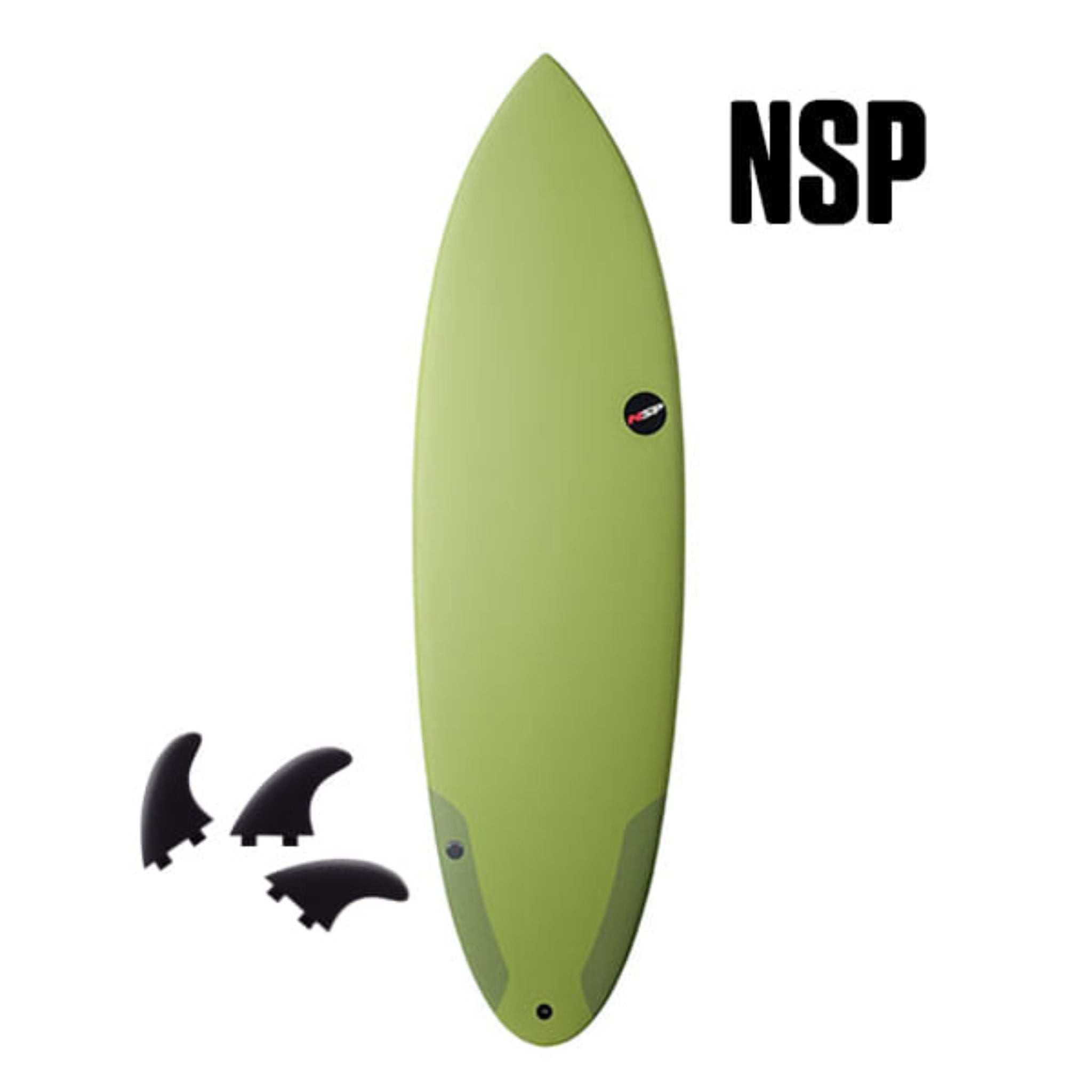 Nsp Protech Eps Hybrid Surfboard - Lime Green