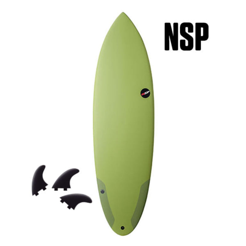 Nsp Protech Eps Hybrid Surfboard - Lime Green