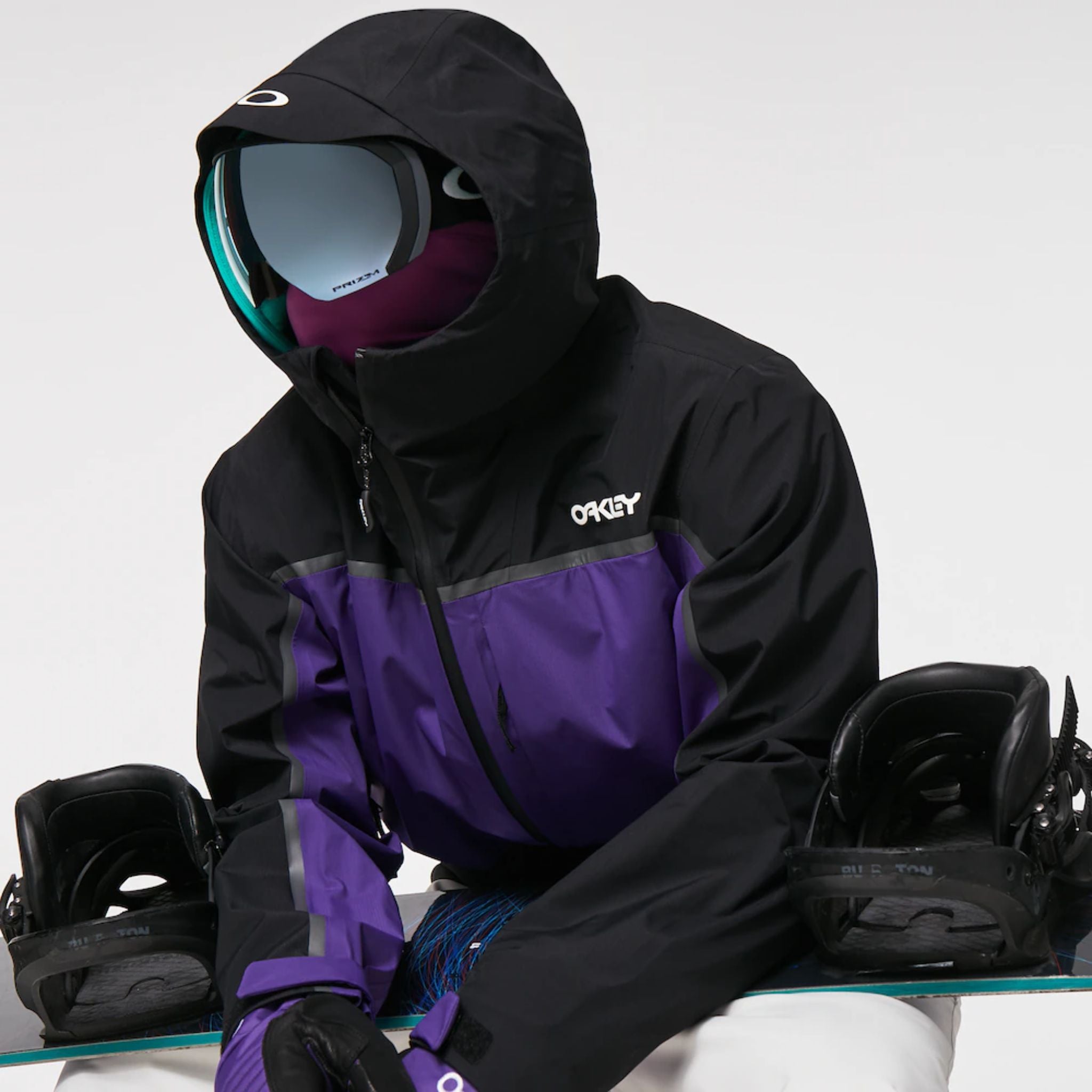 Oakley Evocative Shell Jacket Blackout Deep Violet